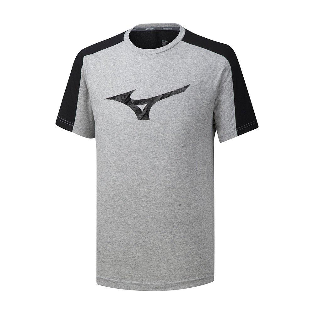 Mizuno Men's T-Shirts Grey/Black Heritage Apparel - K2GA950205